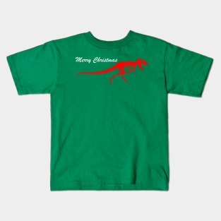 Merry Christmas: T-Rex 1 Kids T-Shirt
